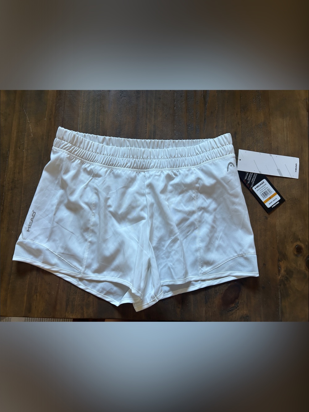 HEAD White Performance Running/Tennis Shorts Medium NWT
